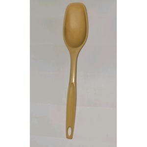 Vintage Foley Nylon Plastic Ivory Almond Utensil Spoon  11&quot; Kitchen Food Prep
