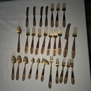 Thai Brass Flatware - Etsy