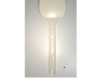Vintage Rubbermaid Spatula Turner Flipper Hard Plastic Nylon White Wide 1972 USA