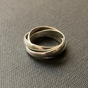 925 Sterling Silver rolling ring