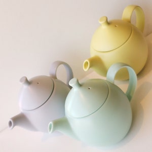Teapot with Infuser (3 different colors) 14 oz | Gift ideas | Tea pot | FORLIFE | Dew | Tea For One | Natural Matte  Color
