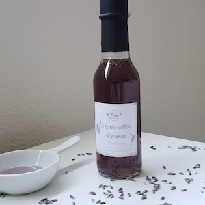 Lavender Fine Syrup - Après-Midi Lavander (with real French Lavender) l Holiday, Christmas Gift