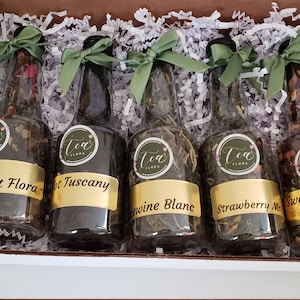 Wine Inspired Tea Collection - Tea Gift Set - Father&#39;s Day, Holiday, Christmas Gift