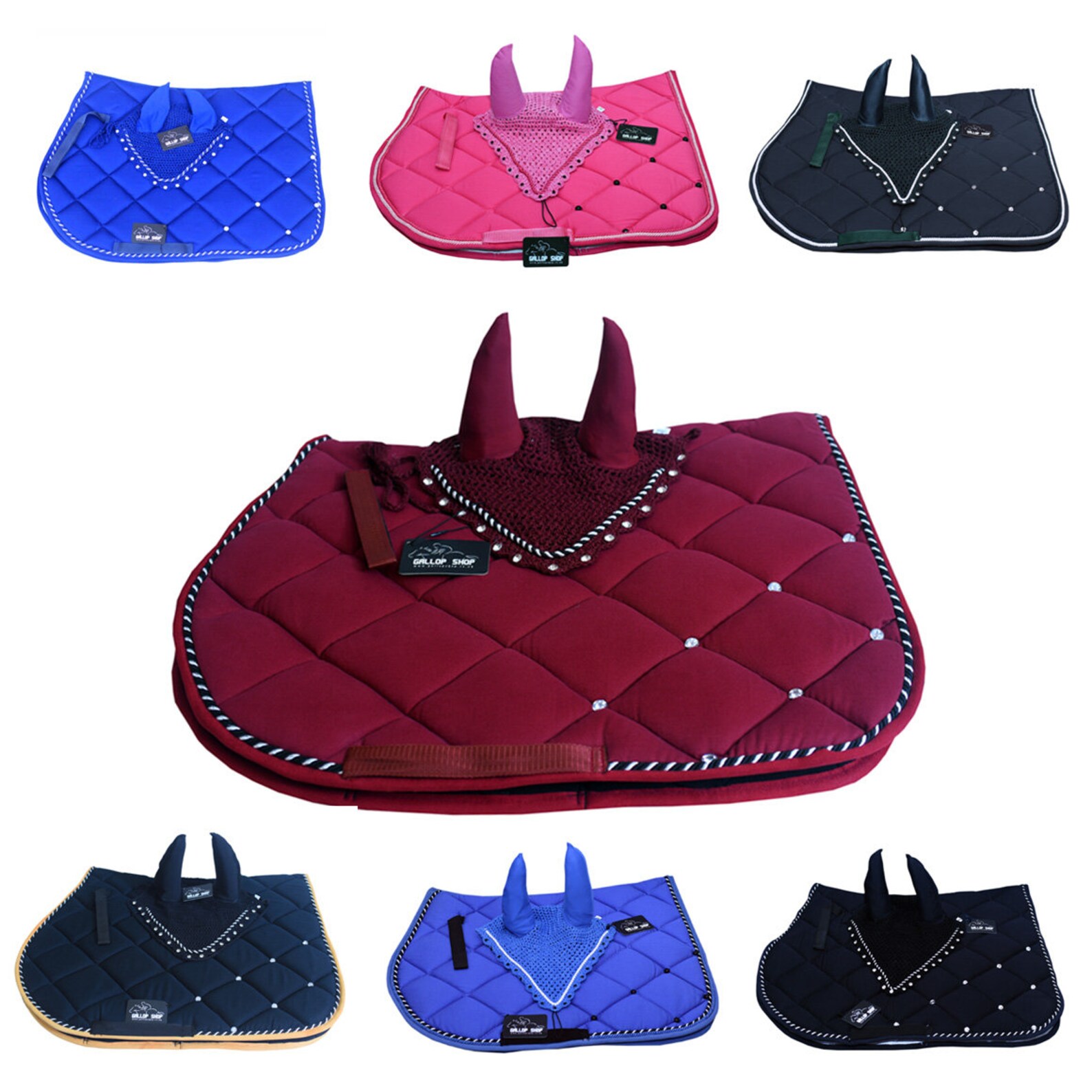 Numnah Horse Saddle Pad With Matching Ear Etsy