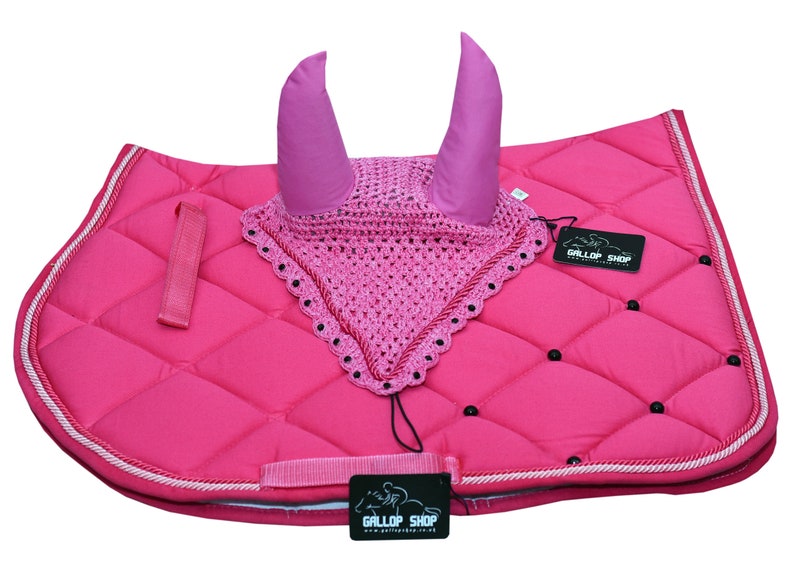 Numnah Horse Saddle Pad With Matching Ear Etsy