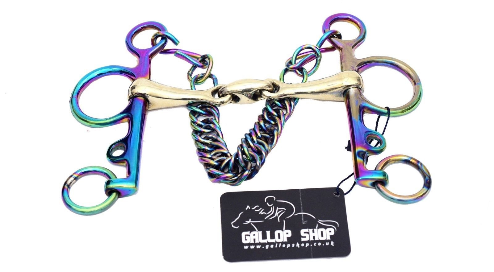 Outdoor Sports Horse Riding Bits Mouth German Silver Rainbow Pelham