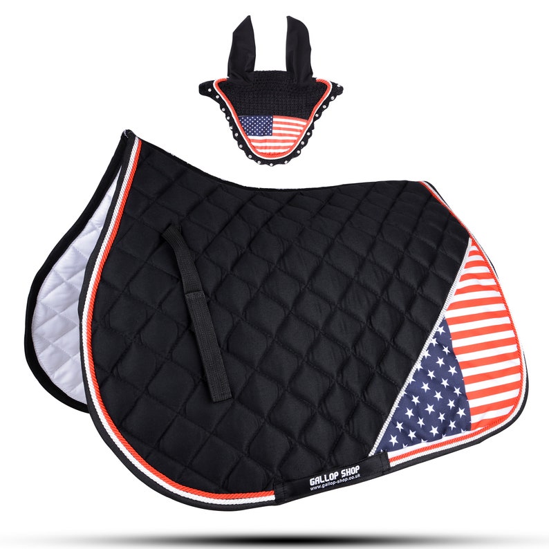 Patriot Series Horse Saddle Pad / National Flag Saddle Pad Set - Etsy UK