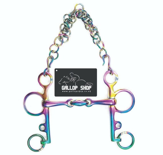 Pelham Horse Bit Lozenge Rainbow Multi / Horse Tack Etsy