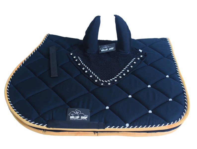 Numnah Horse Saddle Pad With Matching Ear Etsy