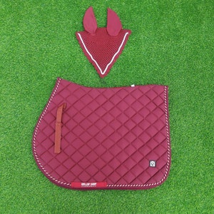 Numnh Sddle Pds With Mtchy Fly Veil Bonnet Set Kuwit | Ubuy