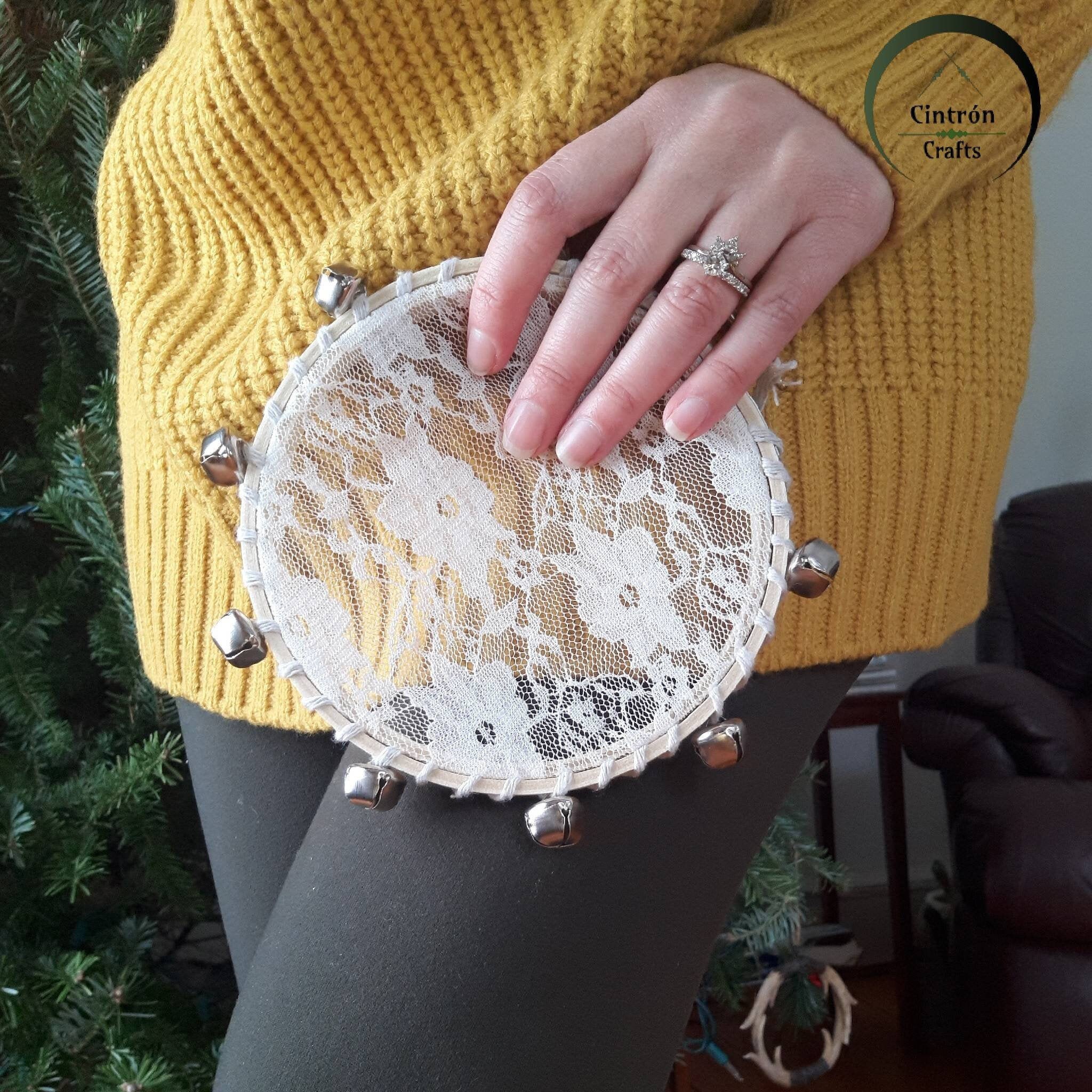 Lace Tambourines Wedding Tambourines Eco Friendly Wedding Etsy