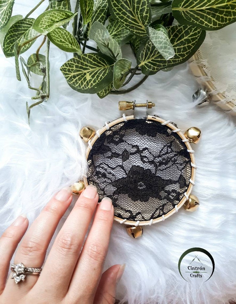 Lace Tambourines Wedding Tambourines Eco Friendly Wedding Etsy