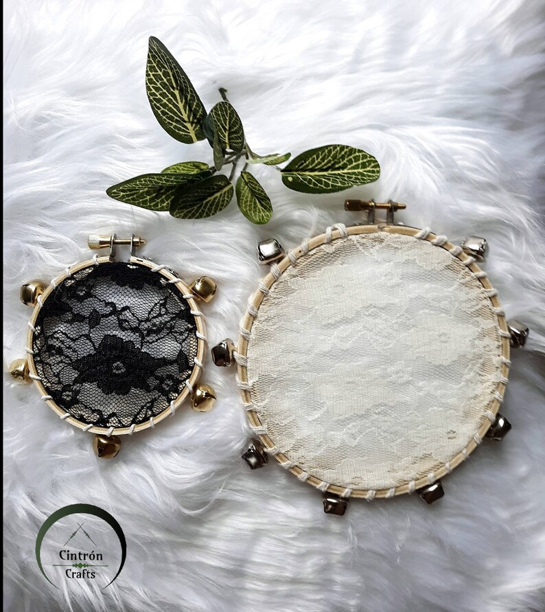 Lace Tambourines Wedding Tambourines Eco Friendly Wedding Etsy