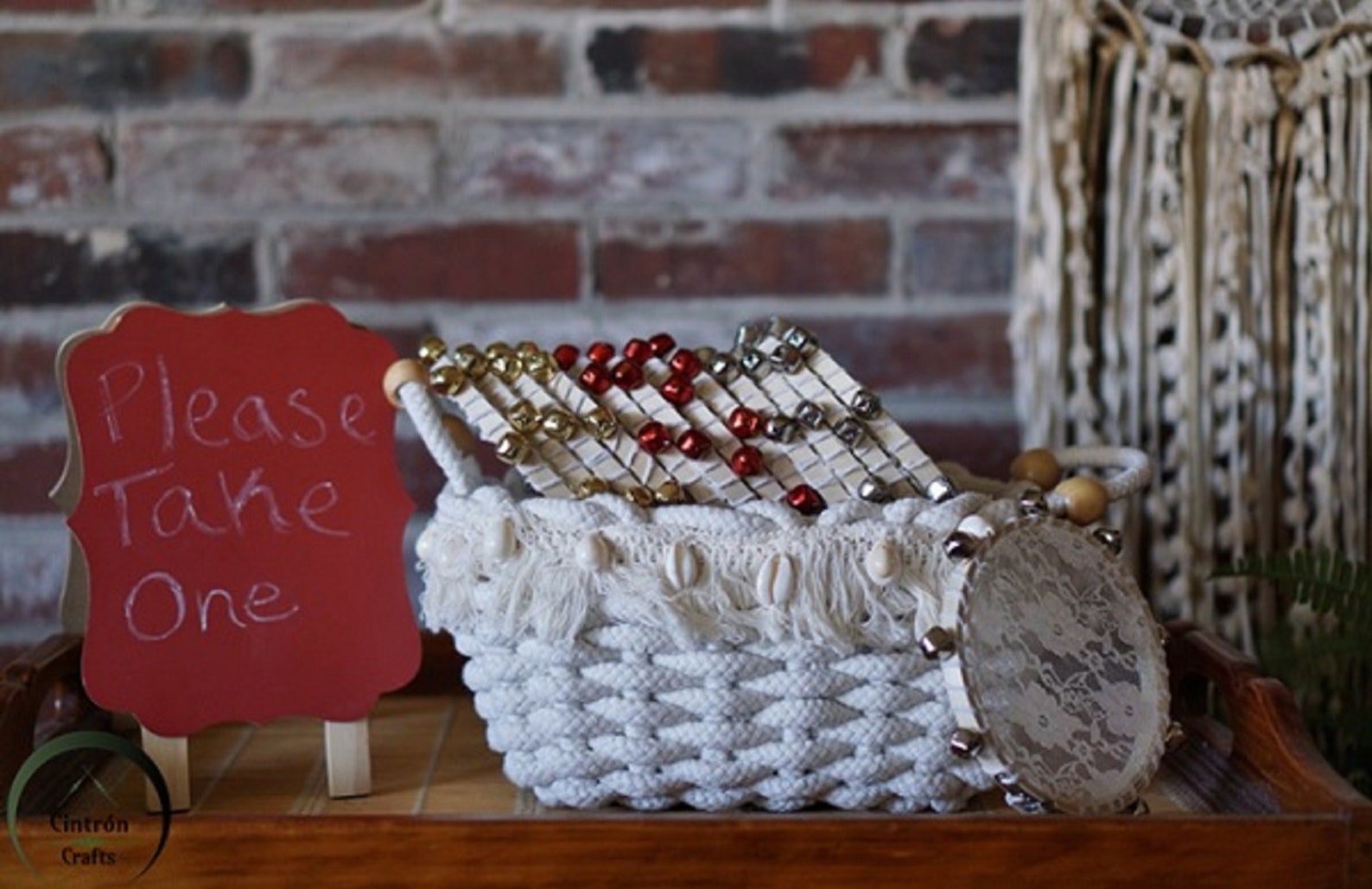 Lace Tambourines Wedding Tambourines Eco Friendly Wedding Etsy