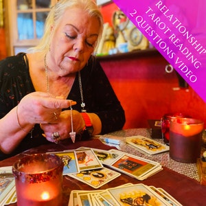 Beziehungs-Tarot-Lesung Video-Tarot-Kartenlesung Psychic Prediktionen, Vergangenheit, Gegenwart, Zukunft 2 Fragen über Beziehungen von Psychic Sue