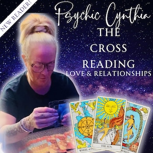 Liefde en relatie Paranormale tarotkaartlezing "The Cross" verleden, heden, toekomst plus voorspellingen door paranormaal begaafde Cynthia, e-maillezing