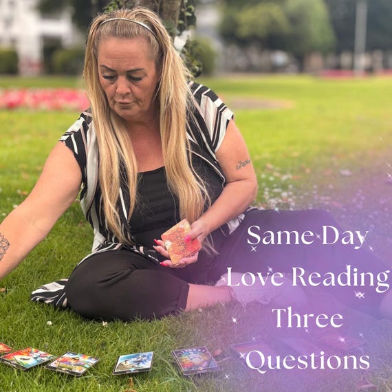 Same Day Urgent Love Psychic Tarot Card Reading 3 Questions, Email Delivery, Fast Delivery with Psychic Cynthia, Quick DETAILED Reading Love
