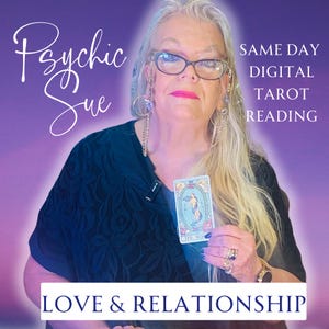 Miłość i związek tego samego dnia czytanie kart tarota JEDNĄ KARTĘ WYCIĄGNIĘCIE przez jasnowidza Sue, szybkie czytanie psychiczne wideo, zadaj pytanie psychiczne czytanie