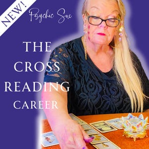 Loopbaanparanormaal begaafde tarotkaart lezing "The Cross" verleden, heden, toekomst plus voorspellingen door paranormaal begaafd persoon, videolezing - carrièrepad en doelen