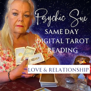 Miłość i związek tego samego dnia czytanie kart tarota JEDNĄ KARTĘ WYCIĄGNIĘCIE przez jasnowidza Sue, szybkie czytanie psychiczne wideo, zadaj pytanie psychiczne czytanie