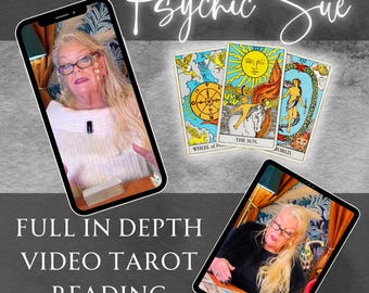 Full Psychic Reading & 1 Question Video Reading Tarot Card Reading Psychic Predictions, Past Present, Future Love Reading Money Reading