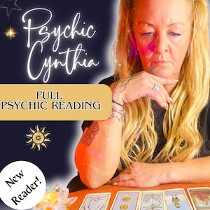 Volle psychische Tarotkartenlesung & 1 Frage E-Mail-Lesevorhersagen Vergangenheit Gegenwart, Zukunft Liebe Geld Karriere Psychic Cynthia Schnelle Lieferung