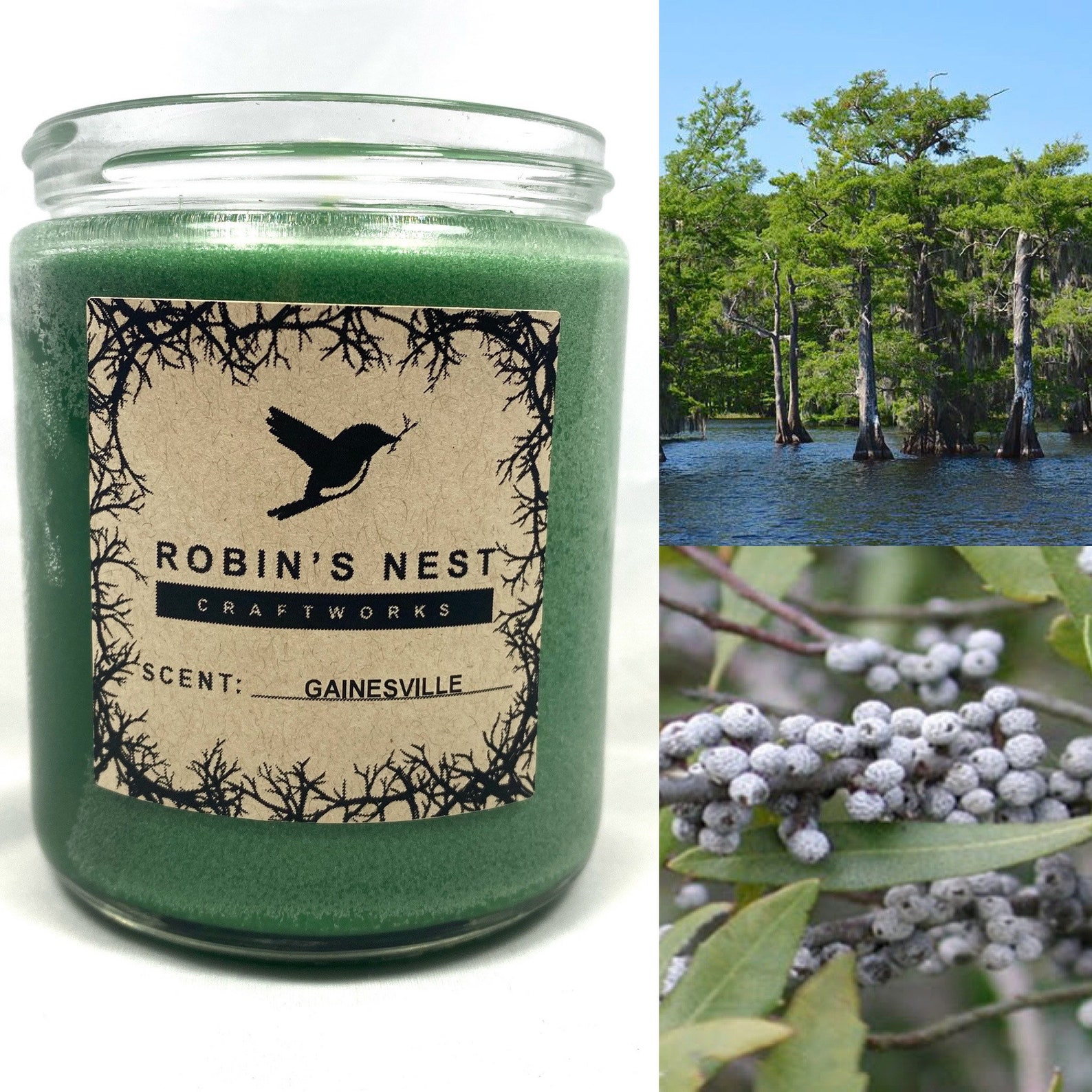 8oz Cypress Bayberry Candles Florida Scented Candles Etsy