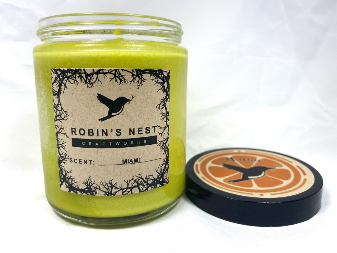 8oz Margarita Candles Florida Scented Candles Miami Scent Etsy