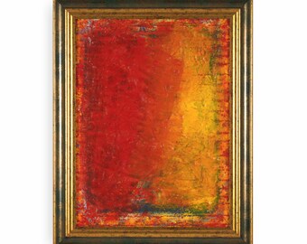 Red and Yellow - Original Artwork on Canvas, Paintings for Sale