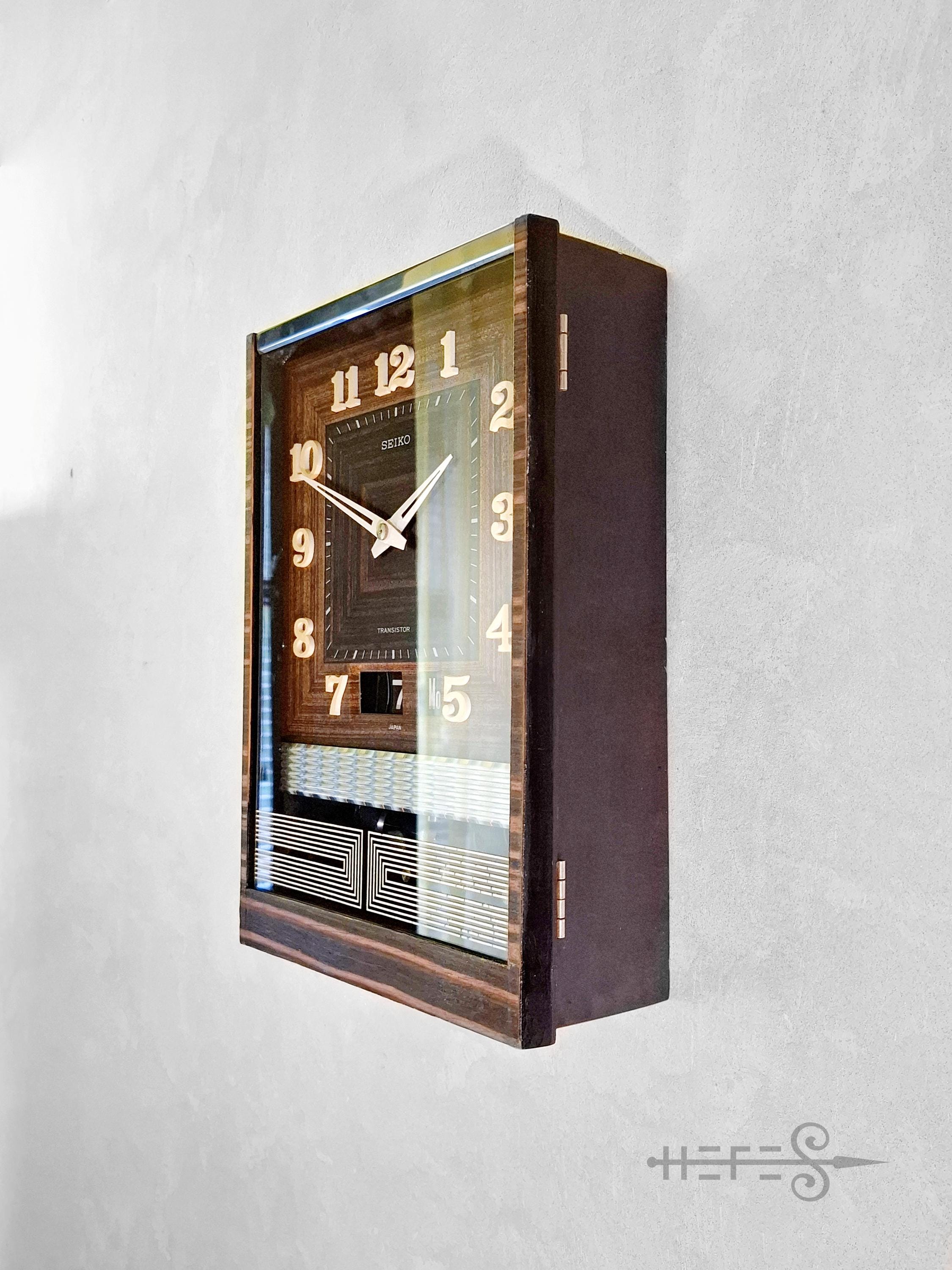 Seiko Transistor Clock Japan 1960s Vintage Collectors Item Retro