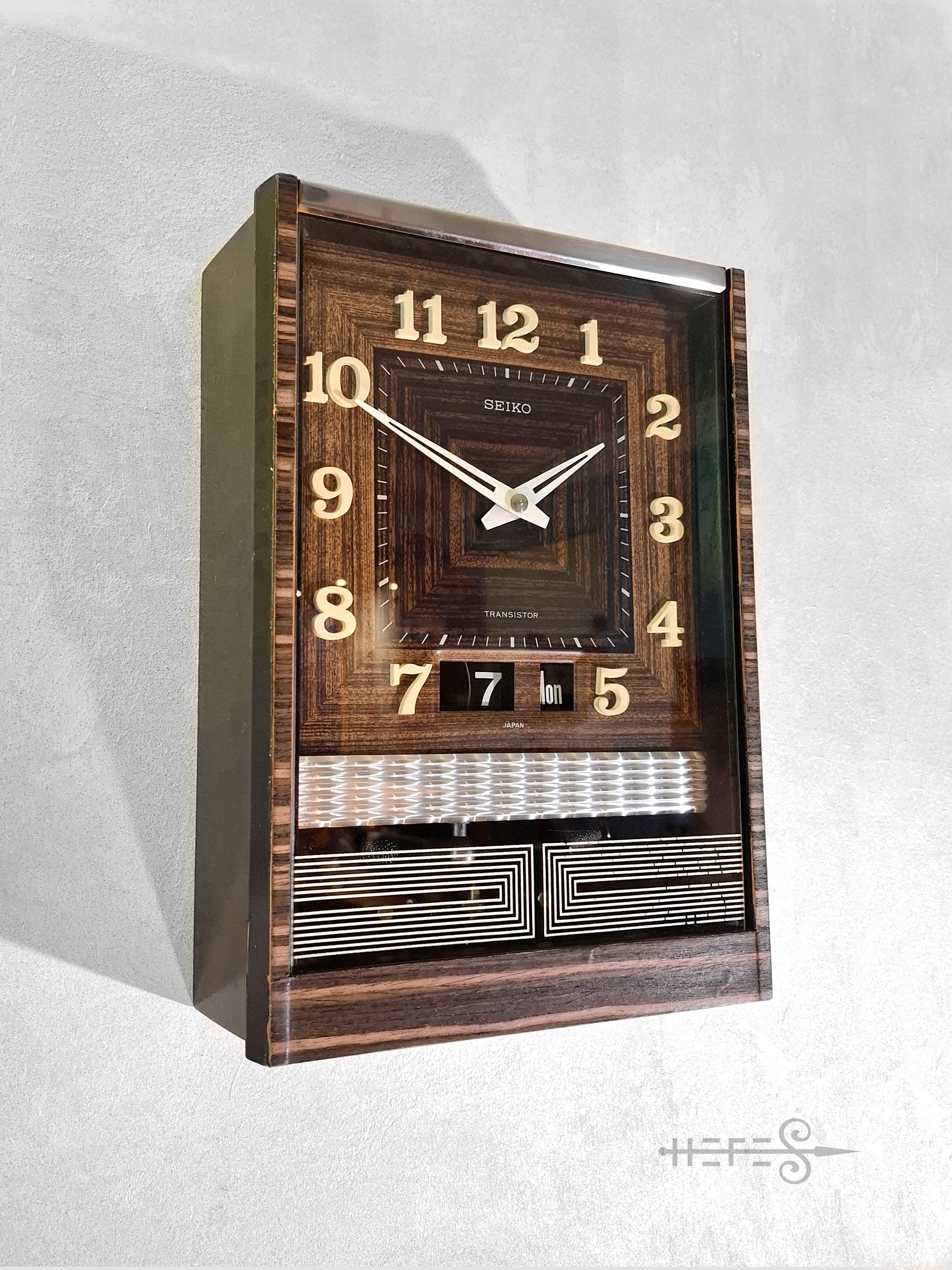 Seiko Transistor Clock Japan 1960s Vintage Collectors Item Retro