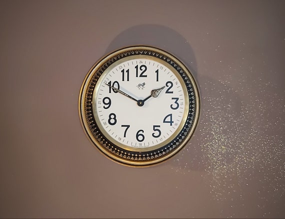 Muhlheim Ornamented Luxury Wall Clock Hand Painted Art Vintage Decorative Piece Leow Brand U.M. 1 of 1 Etsy Australia