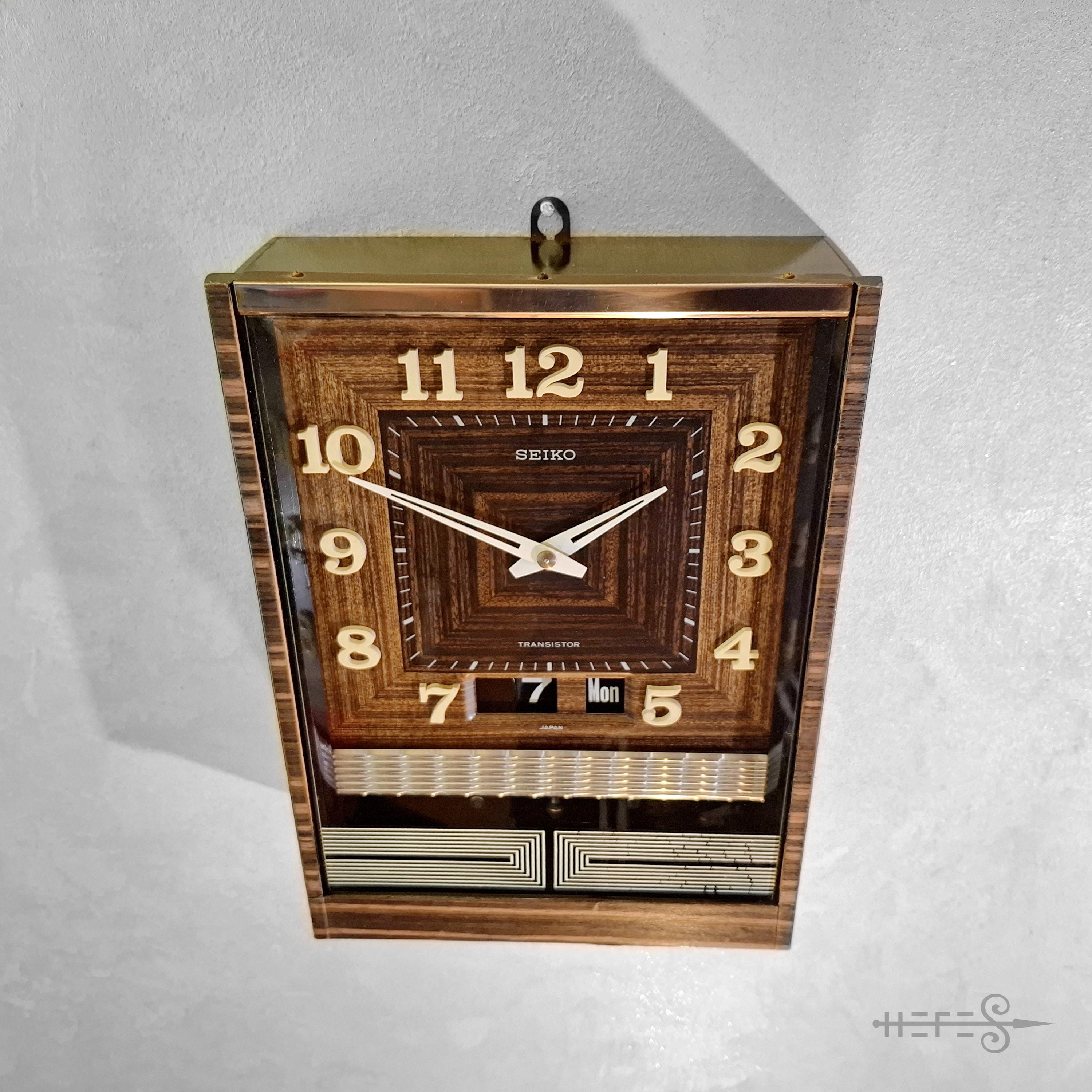 Seiko Transistor Clock Japan 1960s Vintage Collectors Item Retro