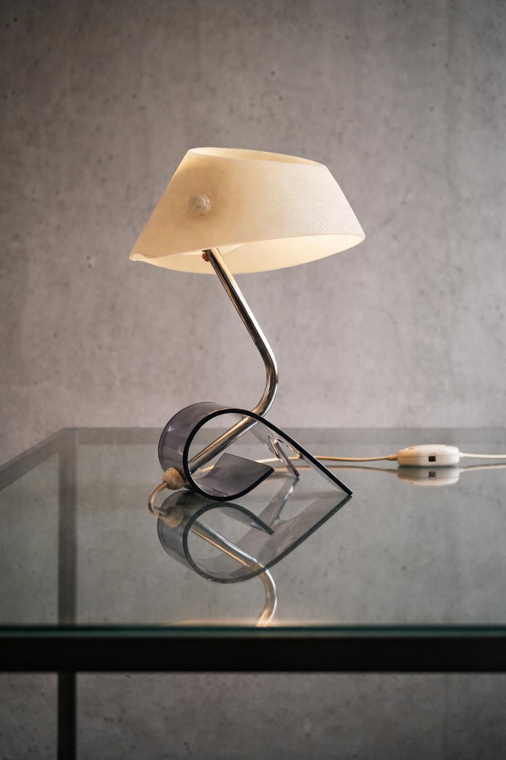 Midcentury Table Lamp Designed by Apolinary Galecki Germany/polish