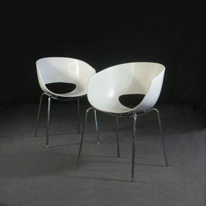 Large Orbit Chairs Sintesi Made in Italy Original 1960s Designed