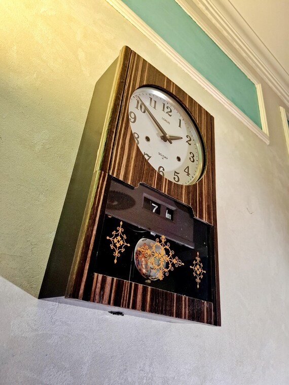 Lorus Seiko 30 Day & Date Wood Veneer Mechanical Gong Japanese