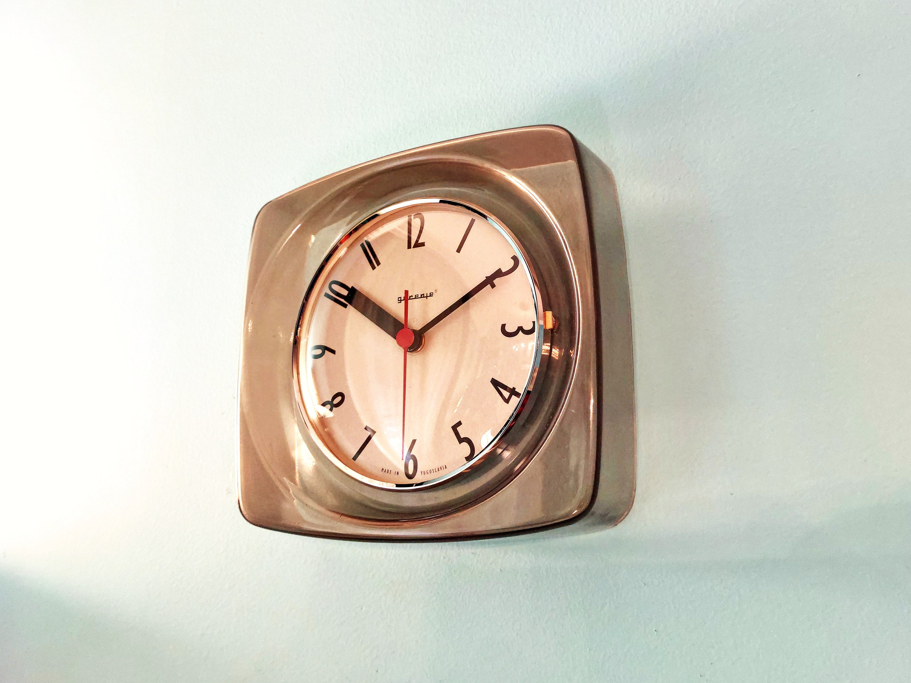 Gorenje Wall Clock From 70's Yugoslavia Space Design Icon Etsy