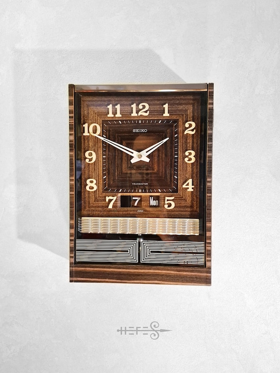 Seiko Transistor Clock Japan 1960s Vintage Collectors Item Retro