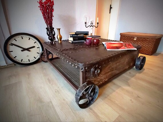 Metal Rivet Table Industrial Table With Rivets Rivet Side Table By Frama – Really Well