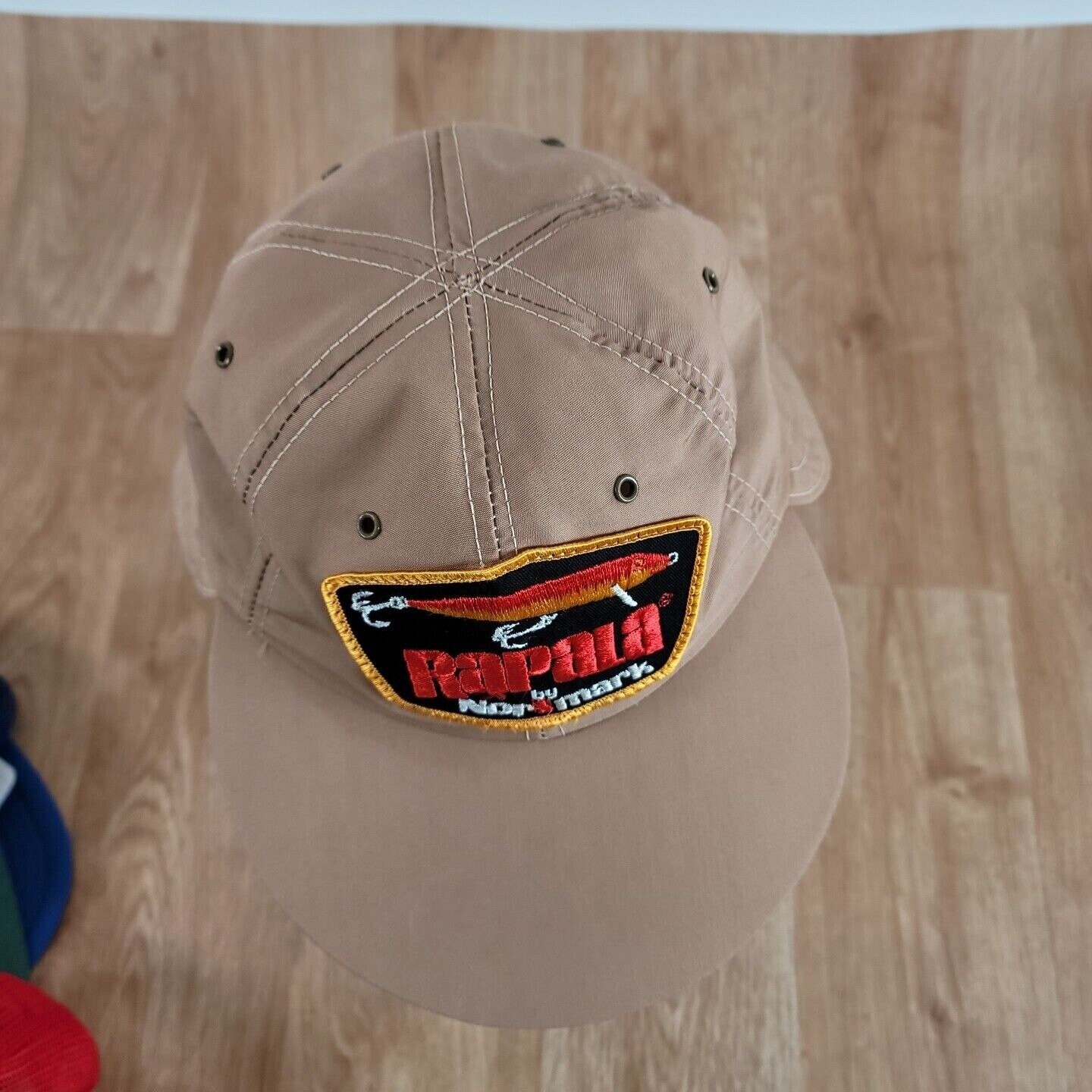 Casquette Rapala Snapback, Rouge Et Grise, Homme, Ajustable, Motif Pêche Et Outdoor