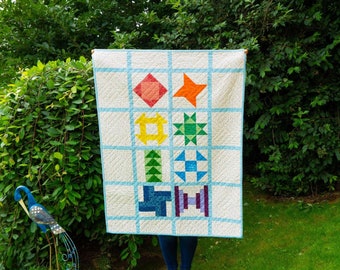 Sew the Rainbow Sampler Quilt | Digital Pattern