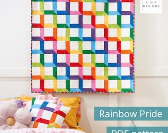 Rainbow Pride Quilt | Digital Pattern