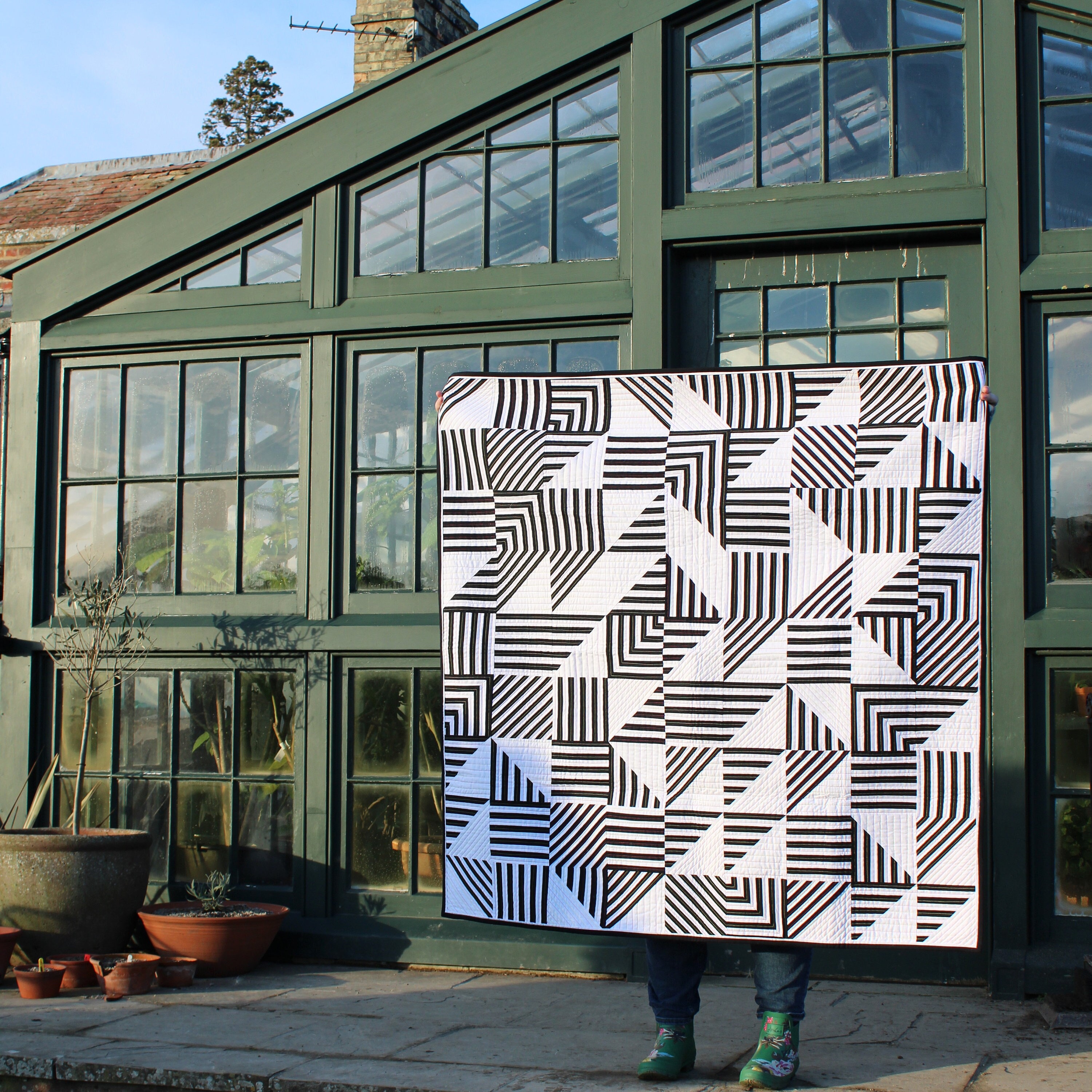 Linework Quilt | Digital Pattern - Etsy