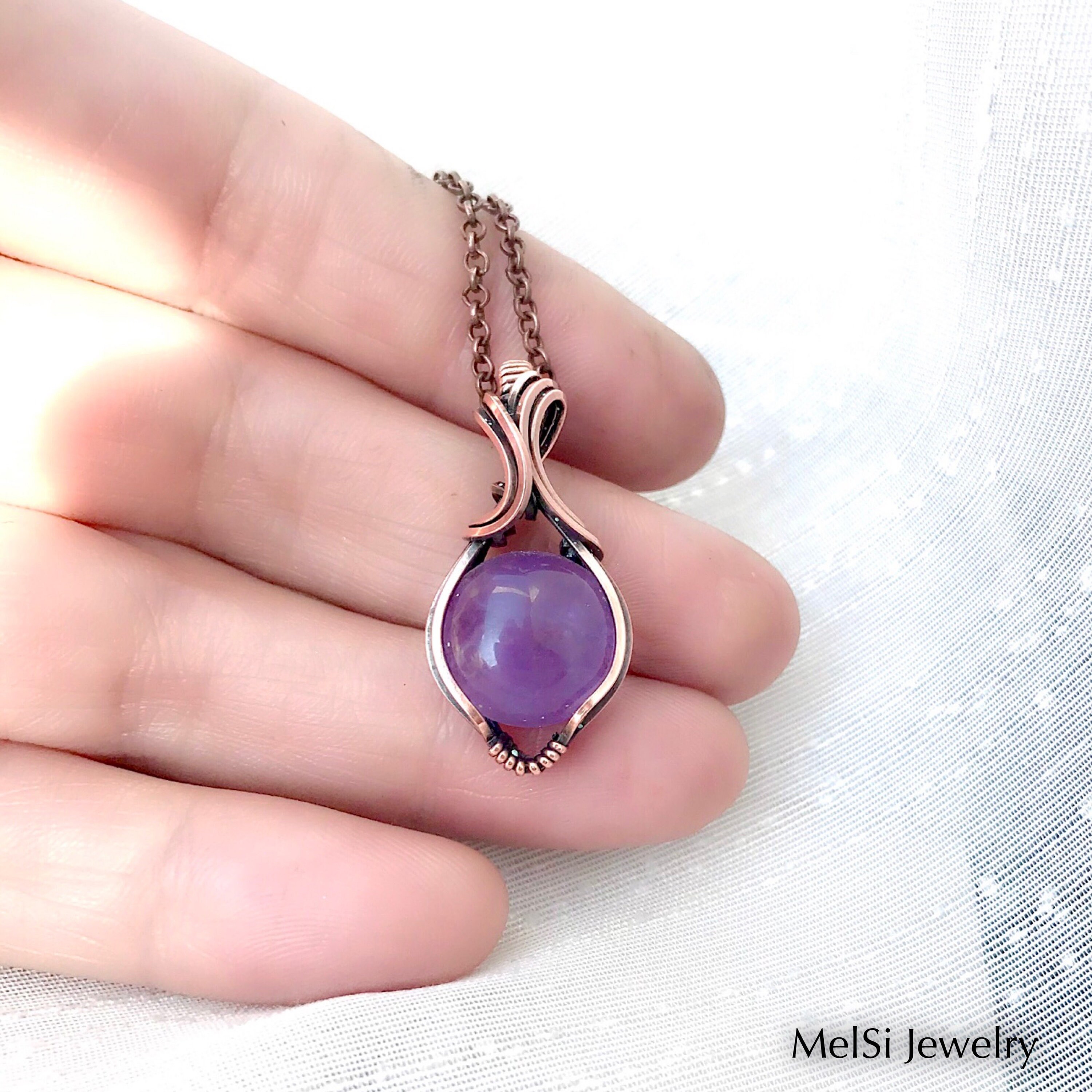 Gemstone clearance pendant necklace