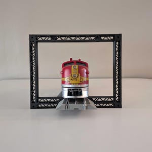 Kit de puente de armadura de escala O para montaje en techo para vías de tren modelo Lionel Fastrack, colgadores de techo