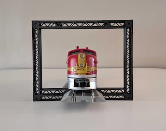 O Gauge, O Scale, Ceiling Mount Bridge Truss Kit for Model Train Track, Ceiling Hangers, Supports Many Manufacturers (Lionel, Menards, etc)