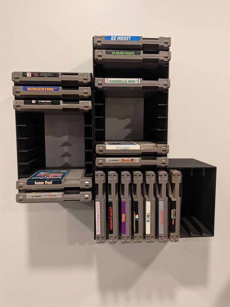 NES (nintendo Entertainment System) Video Game Cartridge Wall Mount ...