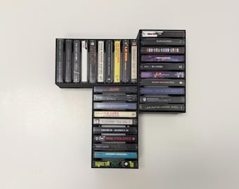 Cassette Tape Wall Organizer – Modular Storage Rack & Display