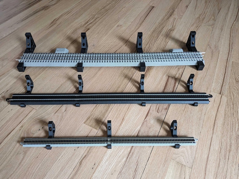 Standing Module Train Track Wall Mount Room Kit for Train Track | Multiple Scales & Gauges - Etsy