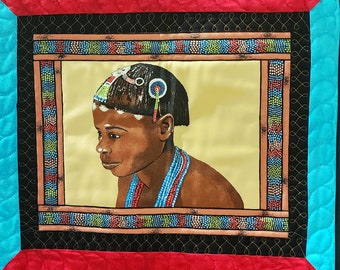 Handmade quilt, African mother quilt, mothers day gift,